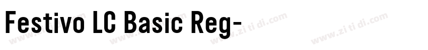 Festivo LC Basic Reg字体转换
